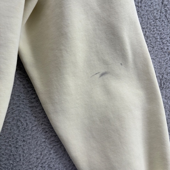 Carhartt WIP Carhartt Sweat Crewneck Embroidered Logo Pale Yellow Size L - Picture 11 of 14